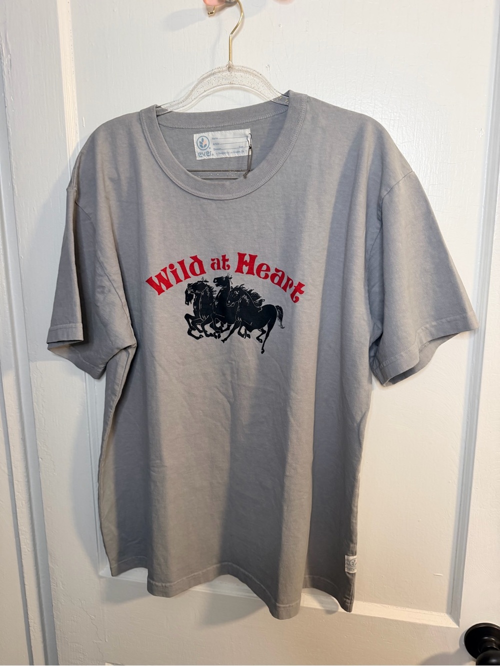 Wild at Heart Graphic Tee - Gray Short Sleeve - Picture 2 of 7